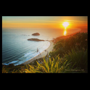 Dawn Patrol_Mount Maunganui Sunrise - AS Colour Kids Youth T shirt Design