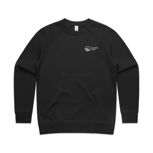 Offshore Papamoa Beach Surfer - AS Colour Womens Supply Crew Thumbnail